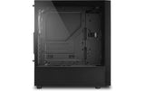 Sharkoon RGB Slider Black ATX, 1x U2, 2x U3, Tempered Glass, 1x 120