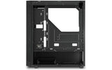 Sharkoon RGB Slider Black ATX, 1x U2, 2x U3, Tempered Glass, 1x 120