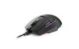 Sharkoon SKILLER SGM50W, optisch, black 6 Tasten, USB Kabel, Empfänger, 6400dpi