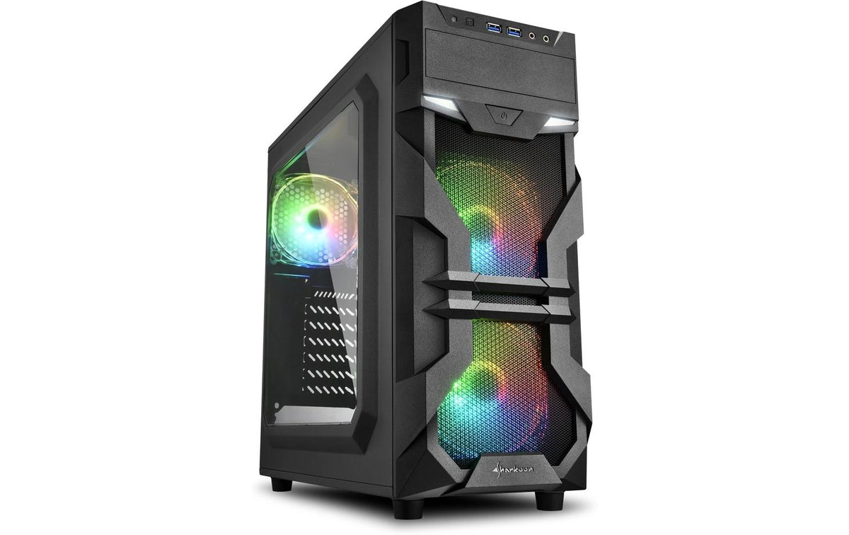 Sharkoon VG7-W RGB ATX, 2x U3, Window, 3x 120 ARGB LED