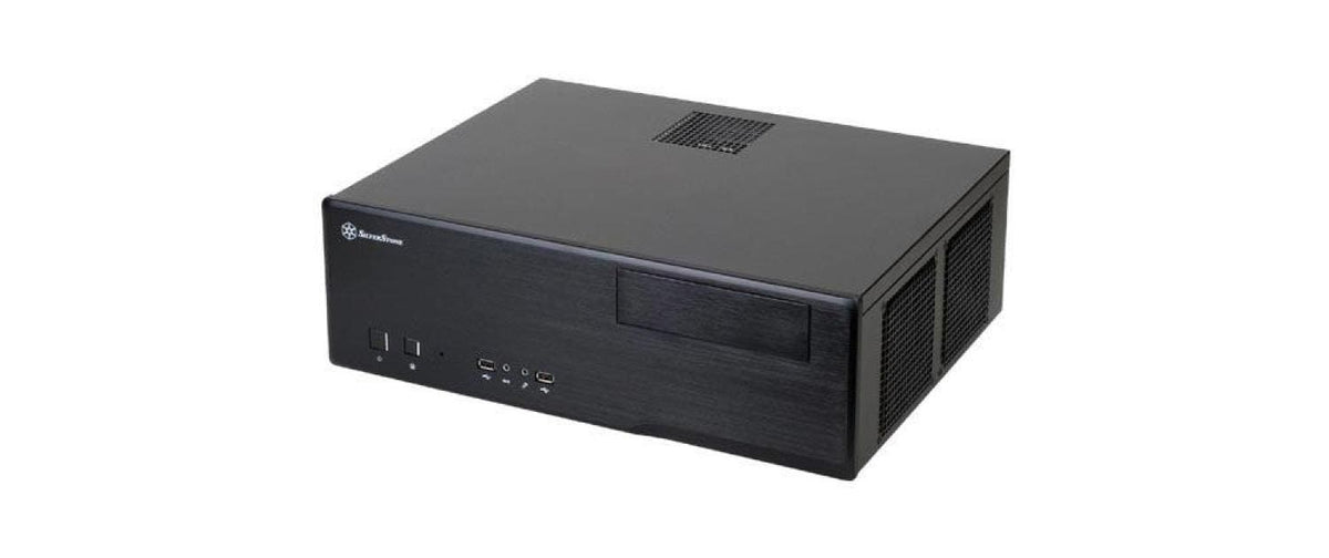 SilverStone Desktop GD05B, ohne NT, USB 3.0 Alu Frontblende black 440x150x325mm(BxHxT)