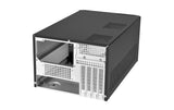 SilverStone Desktop SST-SG11B Stahl-Gehäuse schwarz, 270x212x393mm(BxHxT)