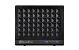 SilverStone Desktop SST-SG13B Stahl-Gehäuse schwarz, 222x181x285mm(BxHxT)