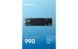 SSD Samsung 990, 1TB, M.2 2280 NVMe 2.0 PCIe4.0 x4, 7150/6450 MB/s