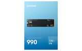 SSD Samsung 990, 2TB, M.2 2280 NVMe 2.0 PCIe4.0 x4, 7250/6450 MB/s