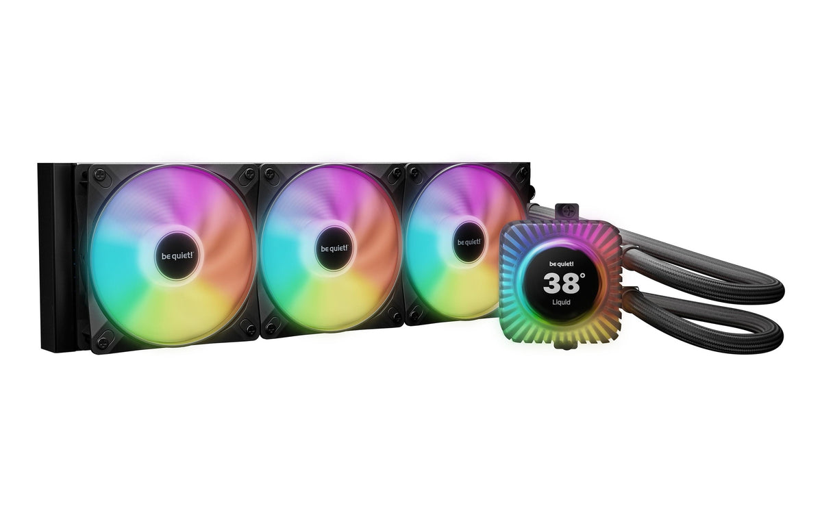 Wasserkühler be quiet! Light Loop 360 LCD kompatibel zu Intel/AMD, 2x 120mm Radiator