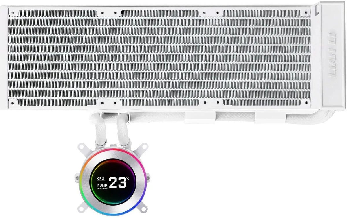 Wasserkühler Lian Li Hydroshift 2 360N AMD und Intel, Weiss, ARGB, Fanless, Weiss